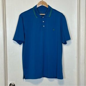 NWT Brooks Brothers Polo in Blue with Green Trim Size XL
